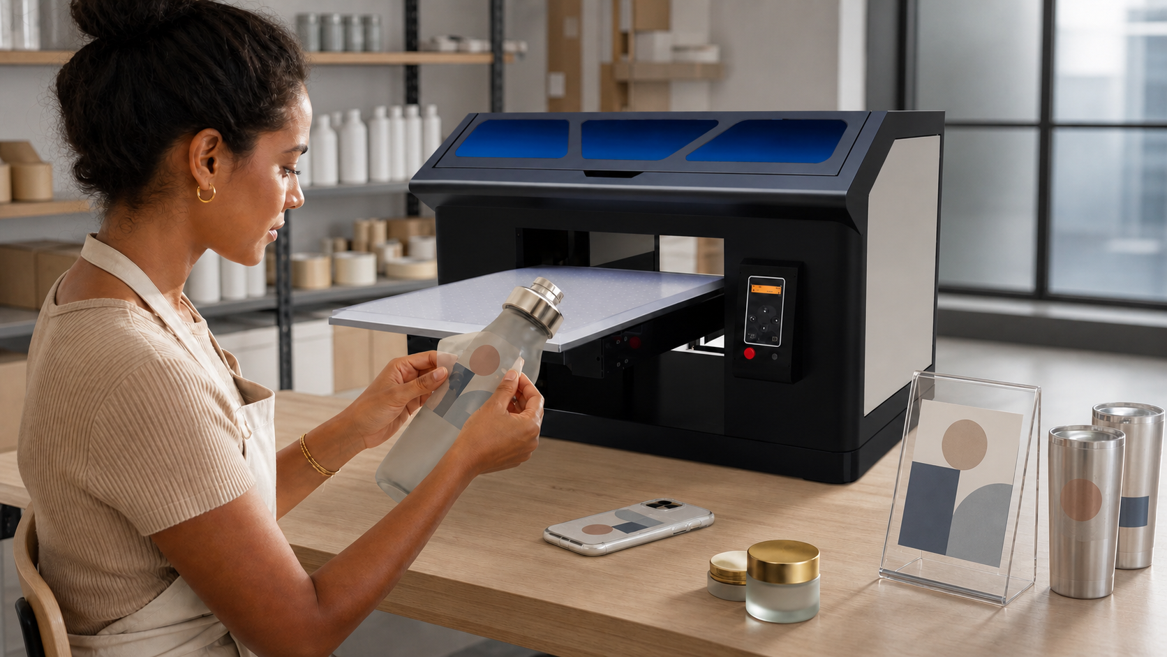 Object customization with an INKA UV DTF printer